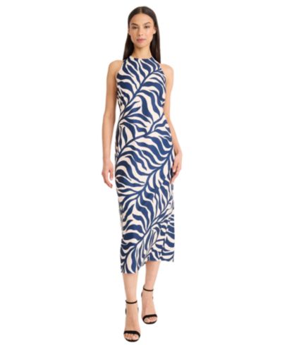 Donna Morgan Women's Sleeveless Printed Midi Dress