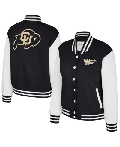 Женская флисовая куртка Colosseum Black Colorado Buffaloes French Baguette Full Snap