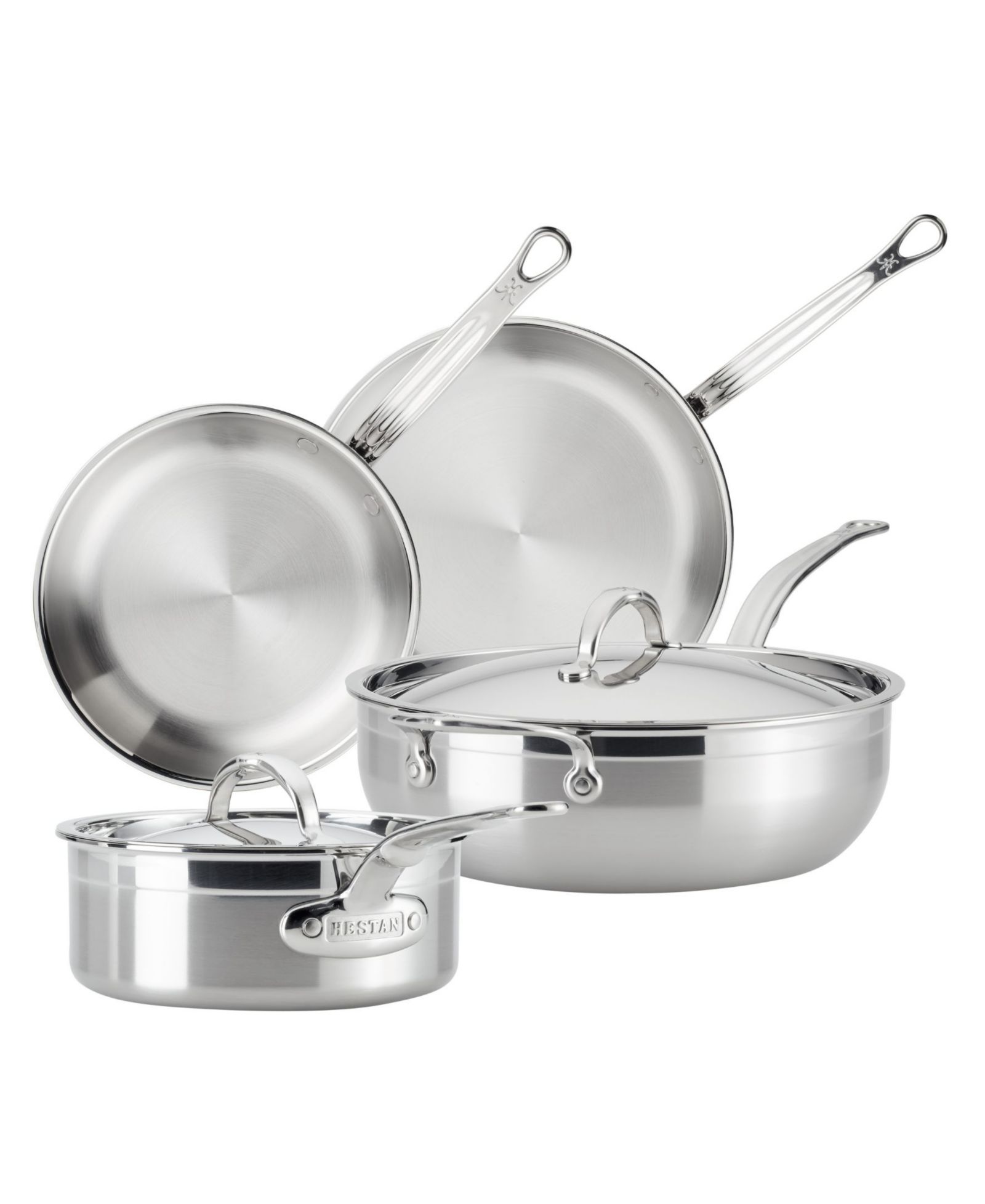 Hestan Stainless Steel 6-Pc. ProBond Forged Brushed Clad Cookware Set, Macy's Exclusive