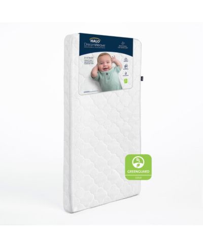 HALO Dreamweave Breathable Crib and Toddler Mattress