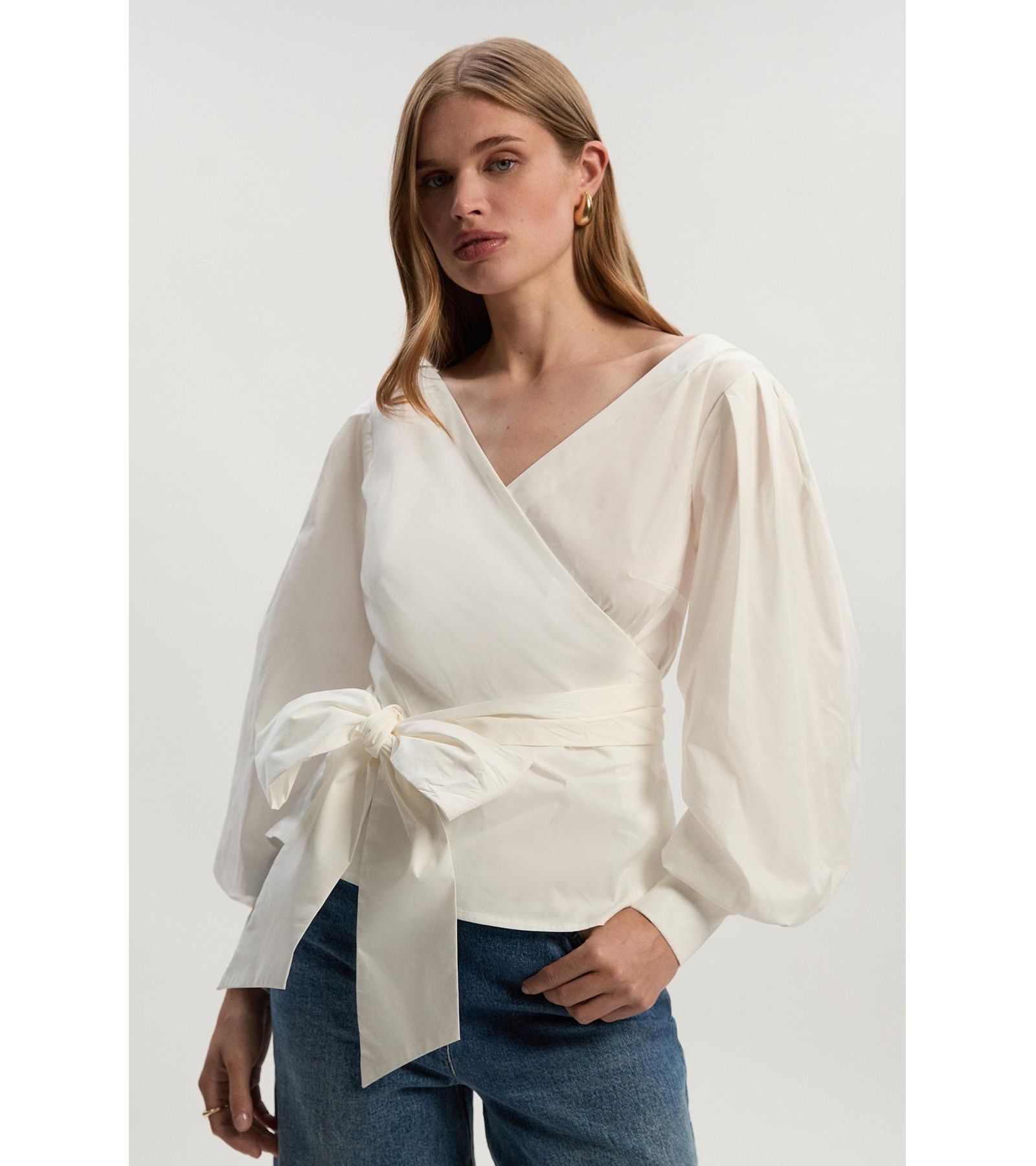 Женская блузка Karen Millen Woven Wrap Detail