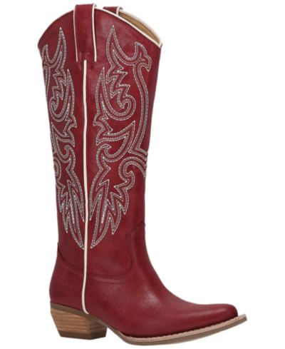 Frye and Co. Women's Irlene Deco Stitch Knee High Western Boots