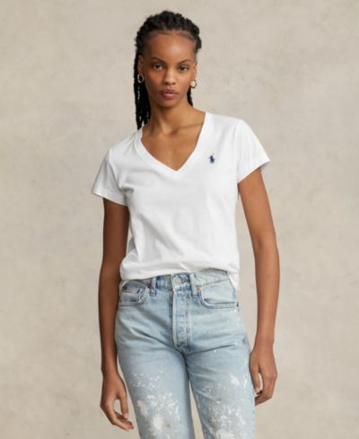 Женская футболка Polo Ralph Lauren V-Neck Short-Sleeve