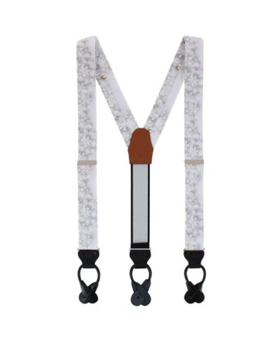 Мужские подтяжки TRAFALGAR Jack's Frosty Winter Wonderland Silk Button End