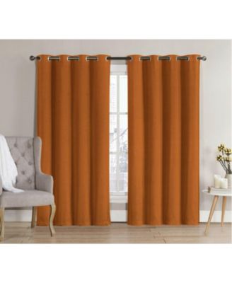 GoodGram 2 Pack: Hotel Thermal Grommet 100% Blackout Curtains