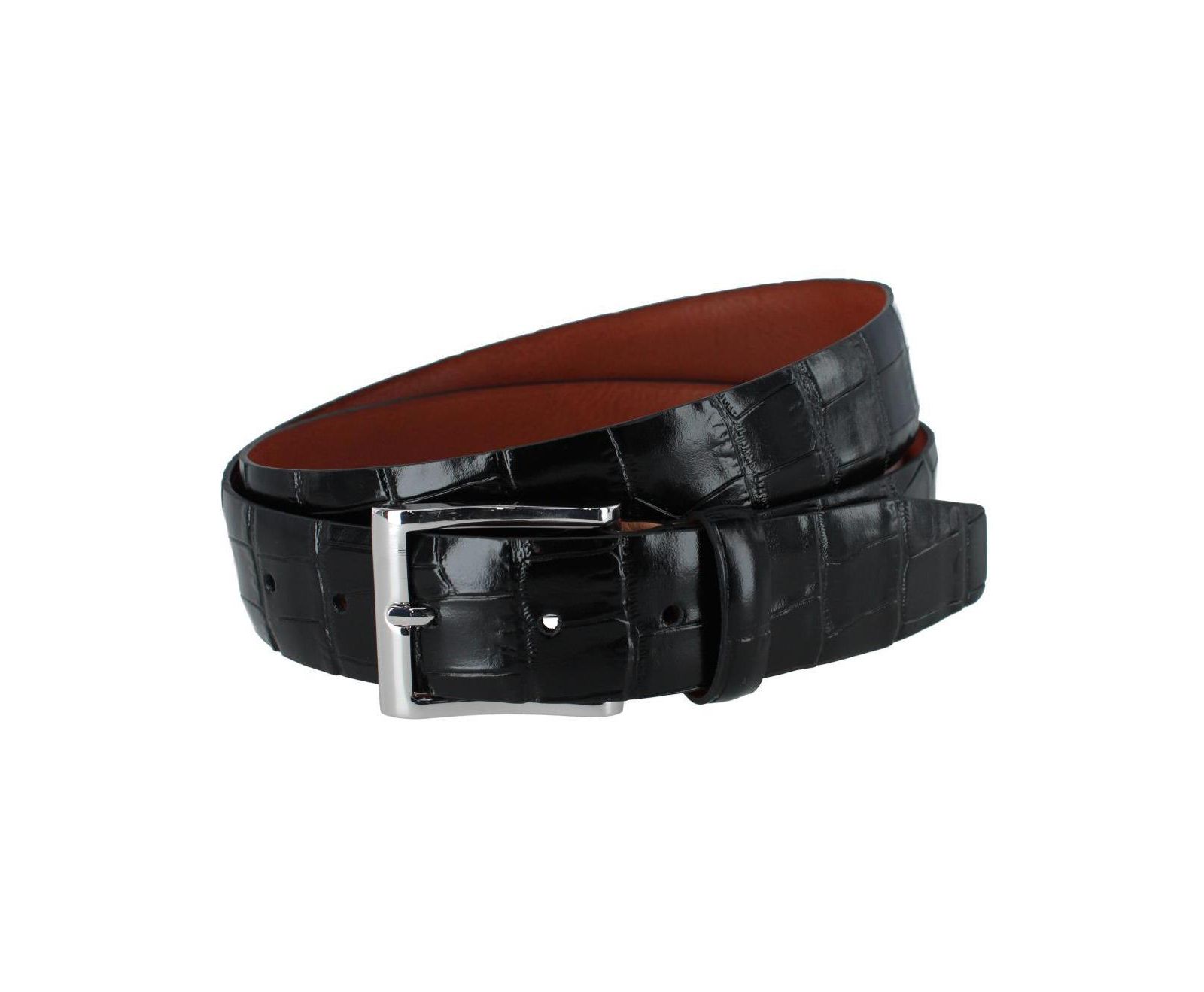 Ремень TRAFALGAR Men's Elias Embossed Gator 35mm Leather