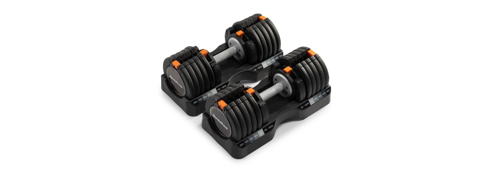 Гантели NordicTrack 55 lb Select-a-Weight, Black