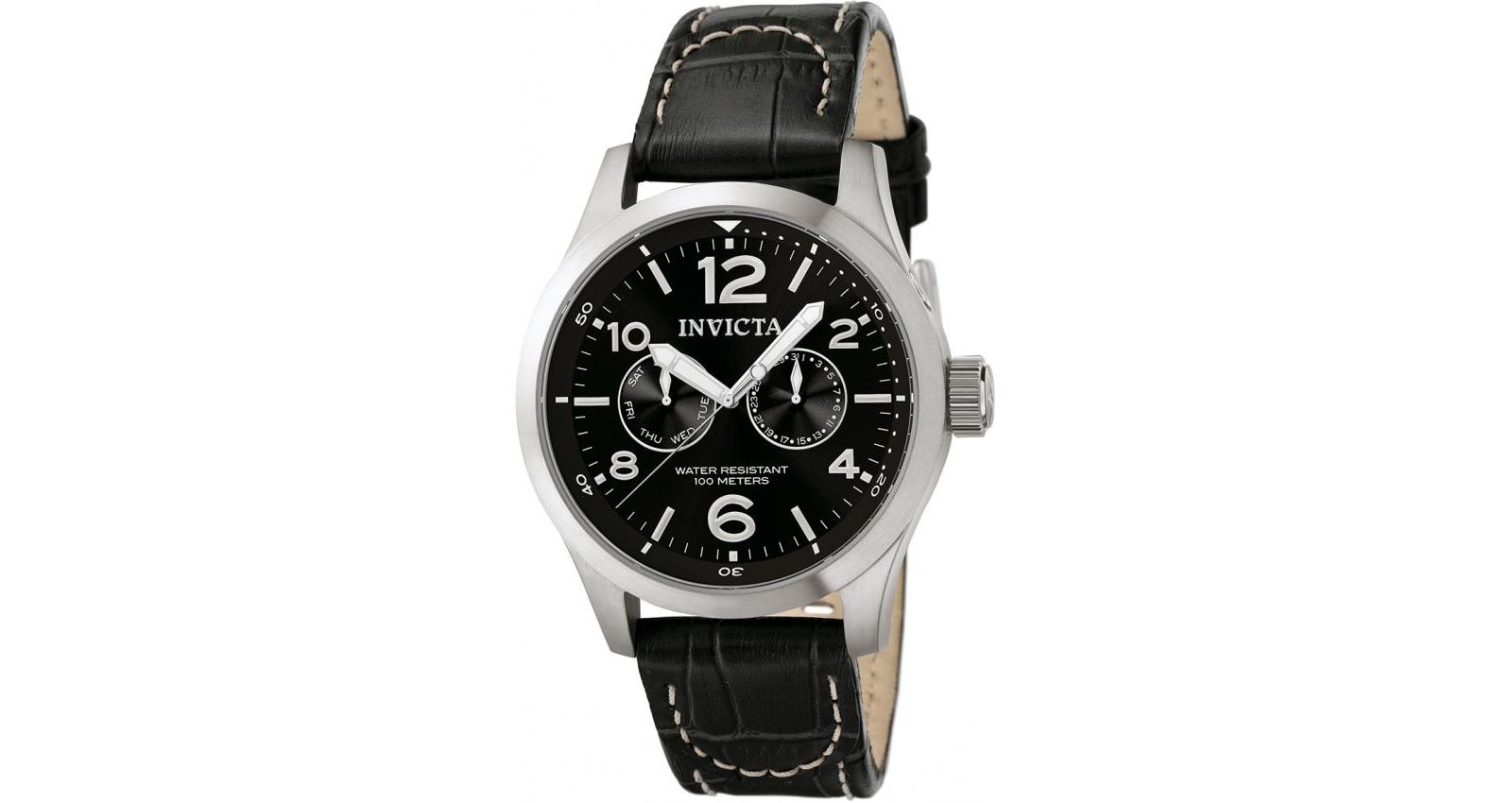 Invicta Men's 0764 I-Force Quartz Multifunction Black Dial Watch