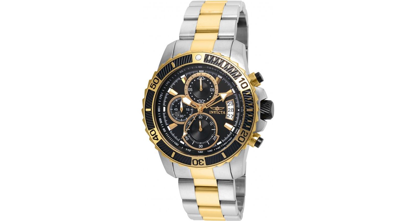 Часы Invicta Men's 22418 Pro Diver Quartz Multifunction Black Dial
