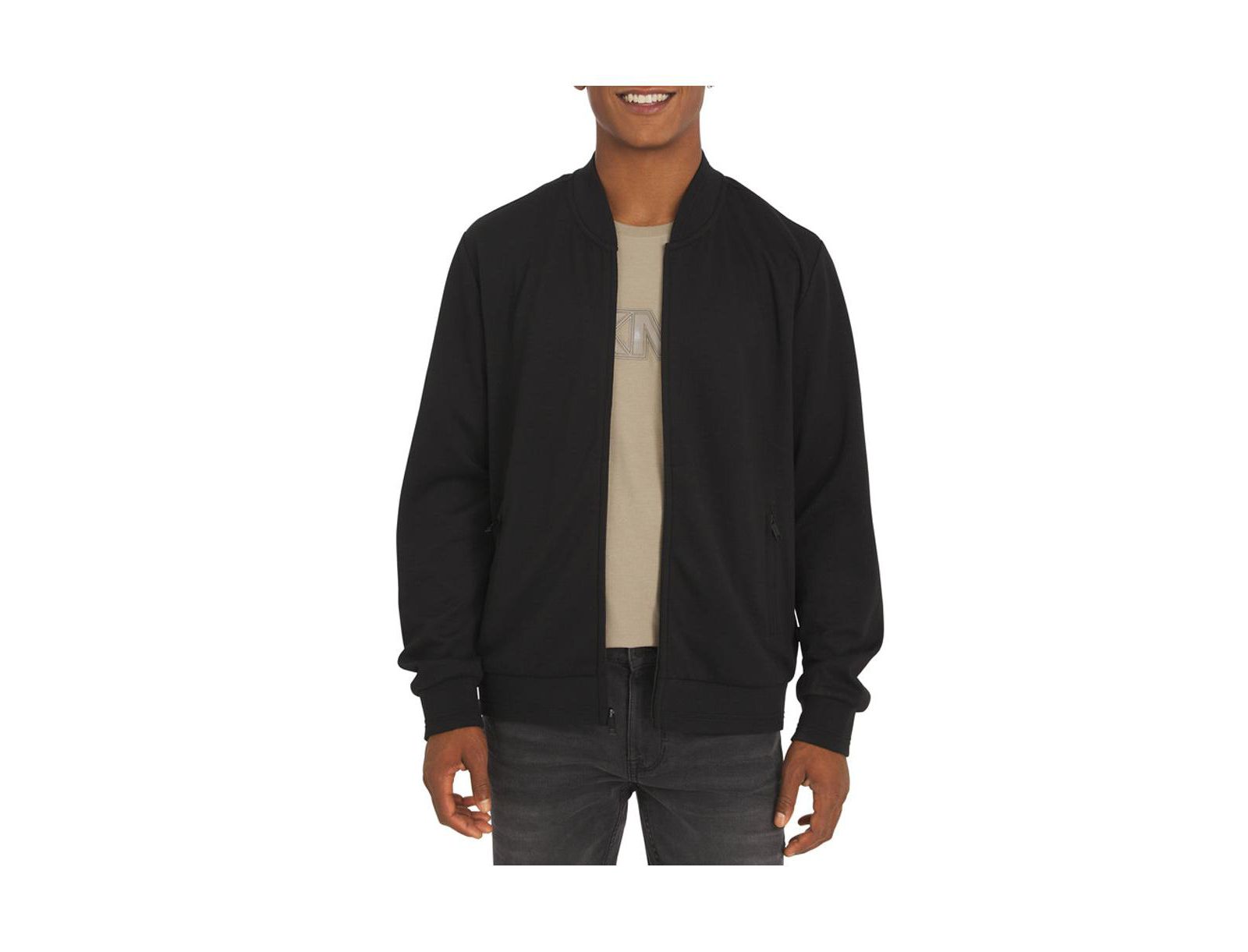 DKNY Men's King Full Zip Scuba Jacket