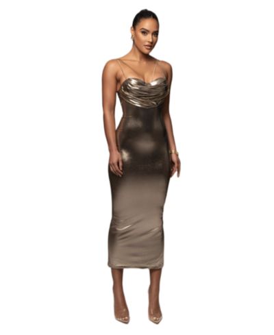JLUXLABEL Women's Visions Of You Midi Dress