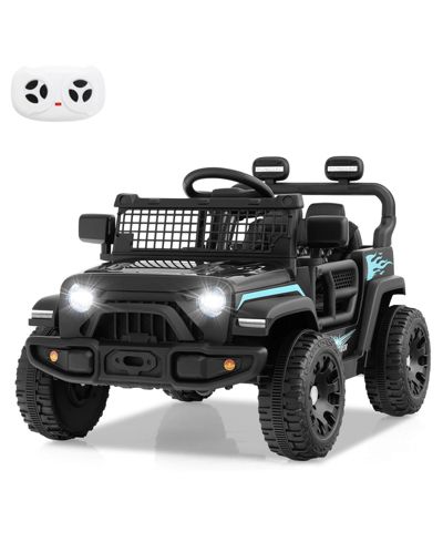 Costway 12V Battery Powered Remote Control Kids' Ride-On Truck