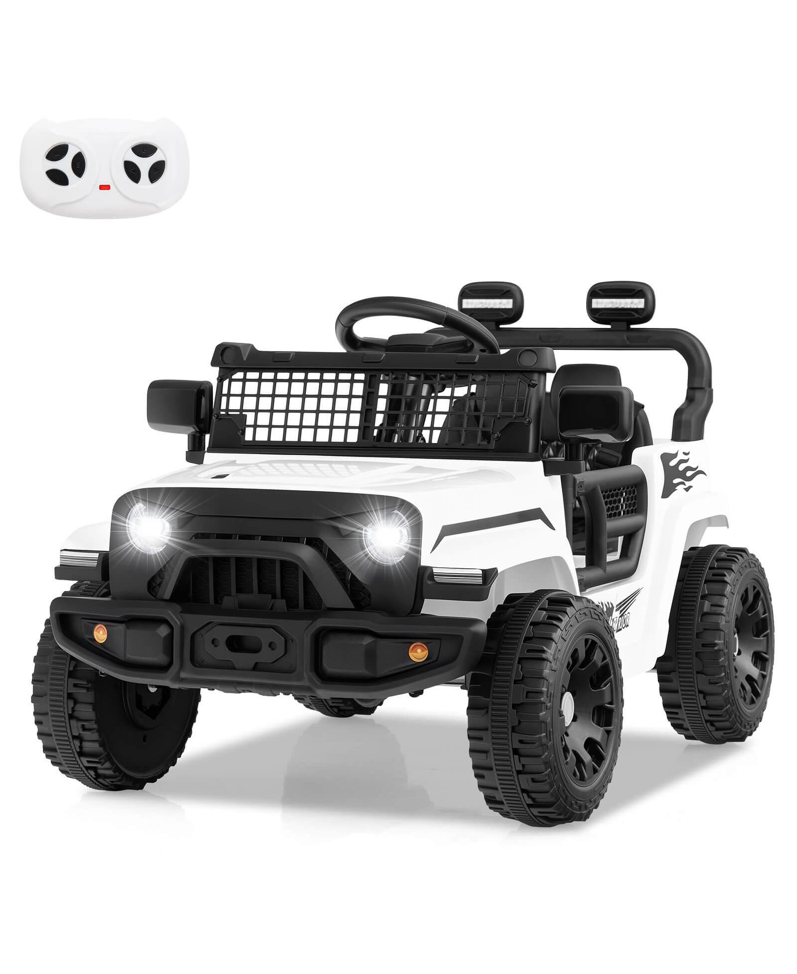 Costway 12V Battery Powered Remote Control Kids' Ride-On Truck