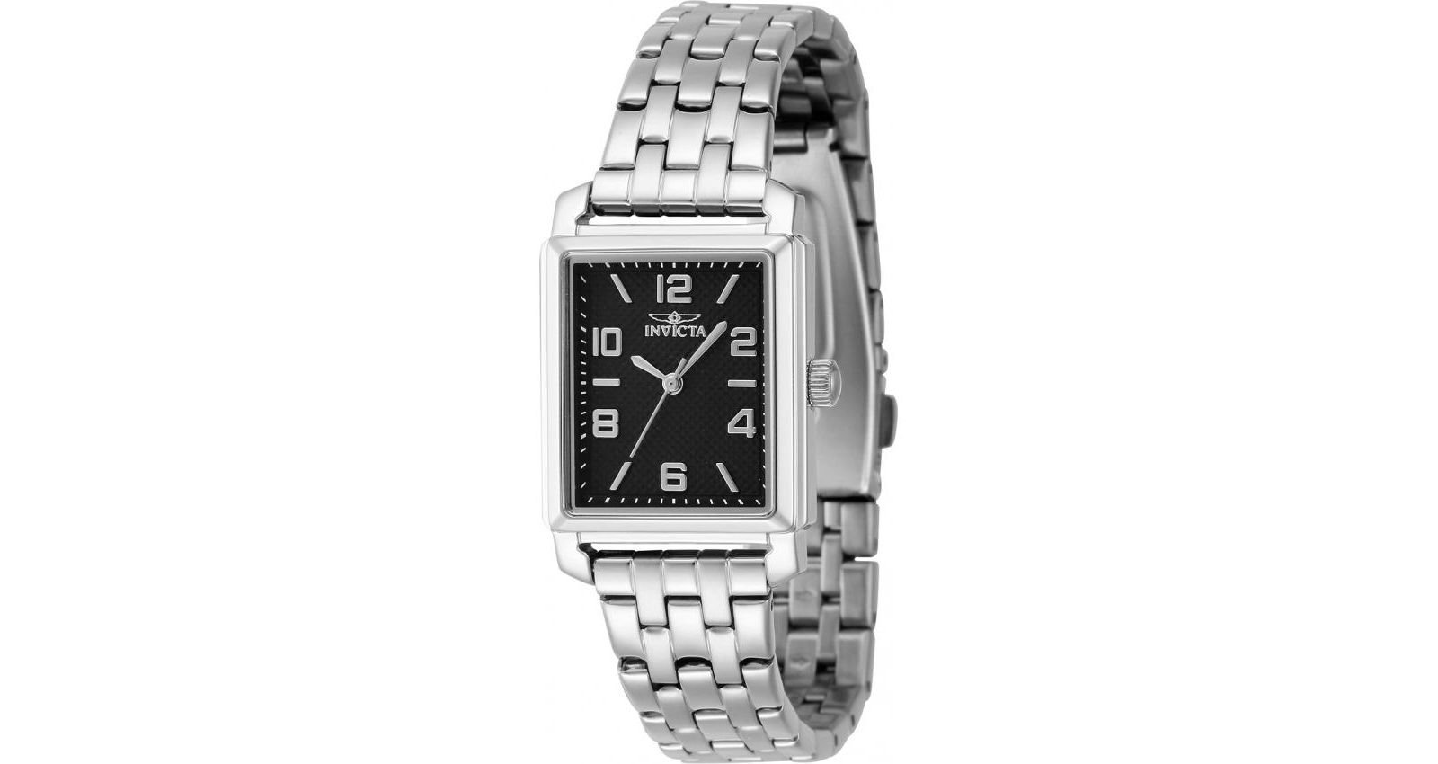 Женские часы Invicta 46663 Vintage Quartz 3 Hand Black Dial