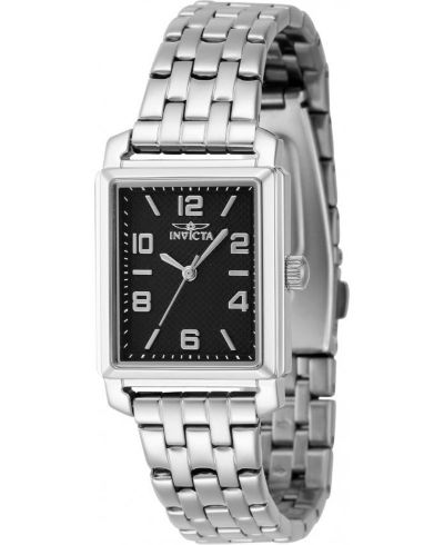 Invicta Women's 46663 Vintage  Quartz 3 Hand Black Dial Watch
