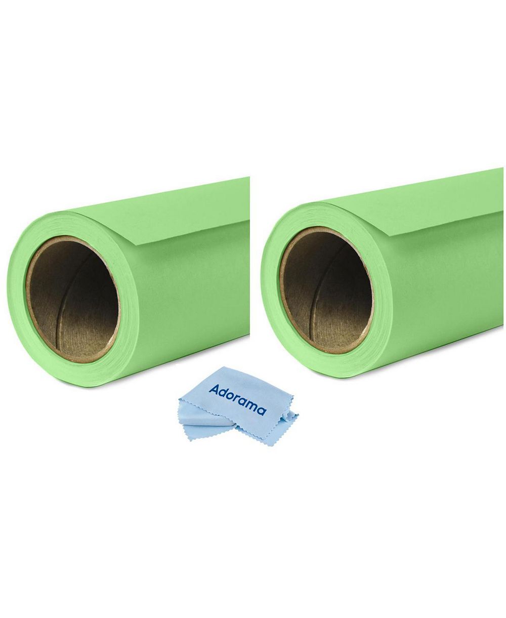 Savage Widetone Seamless Background Paper, 86" x 36' - Mint Green, 2-Pack