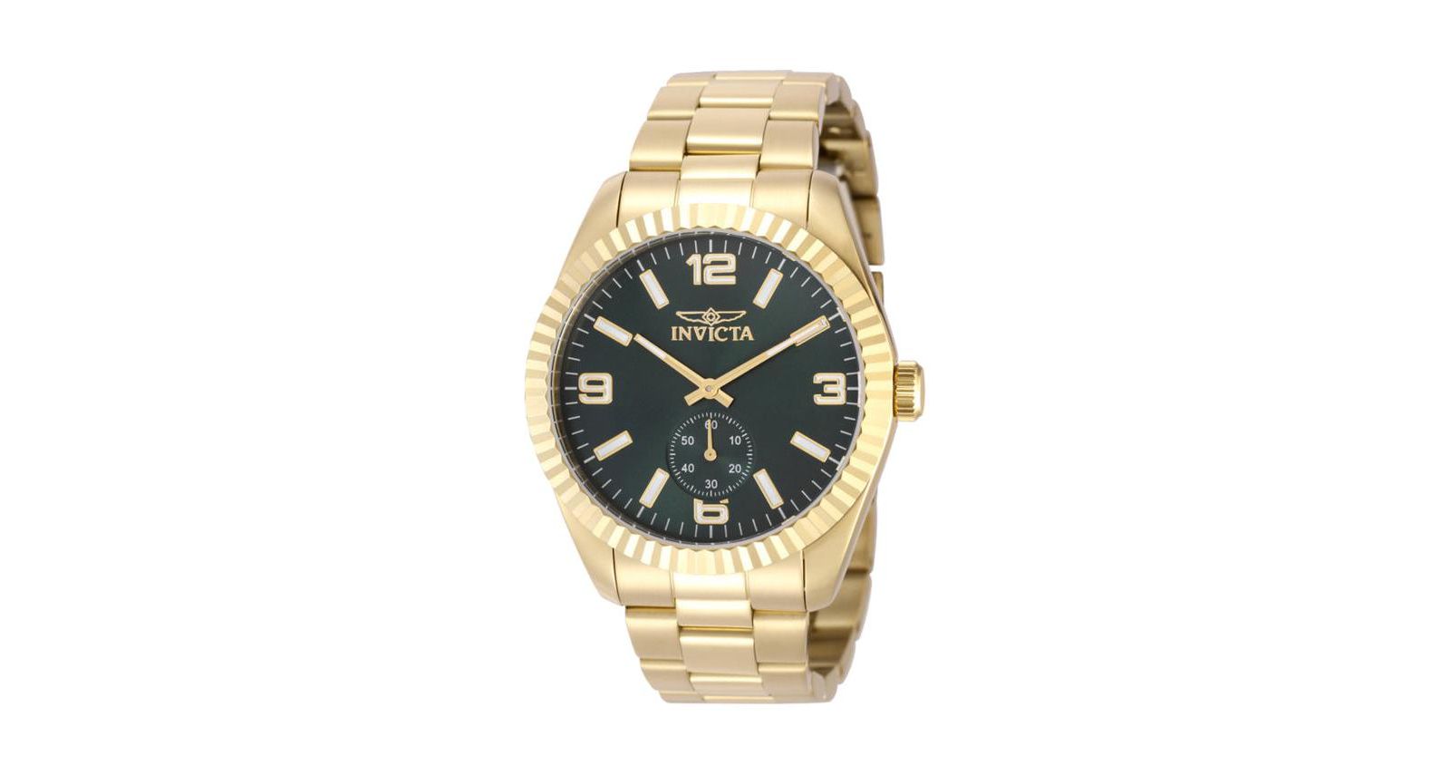 Invicta Men's 49390 Specialty  Quartz Multifunction Green Dial Watch