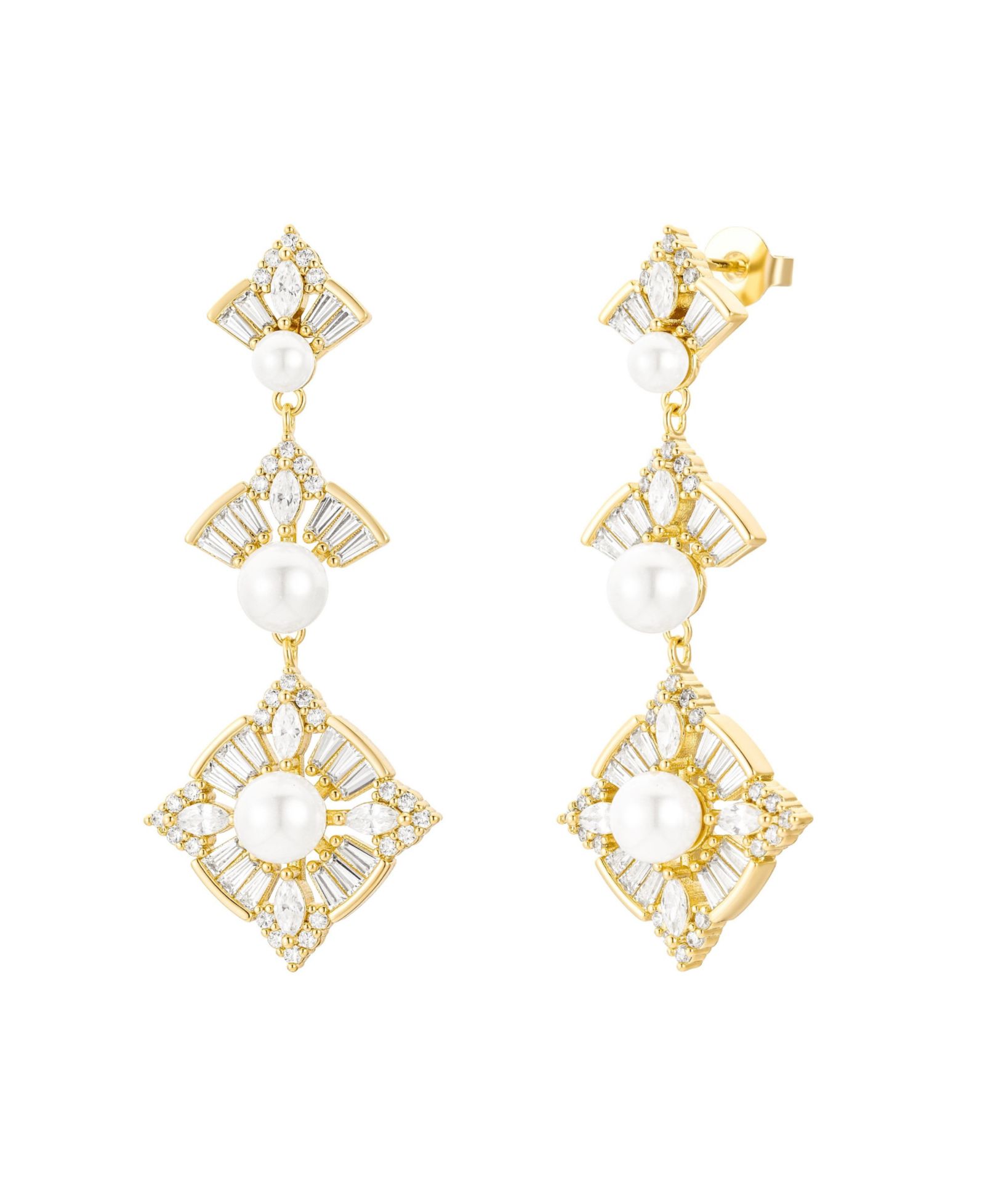 Margaux Pearl Drop Earrings