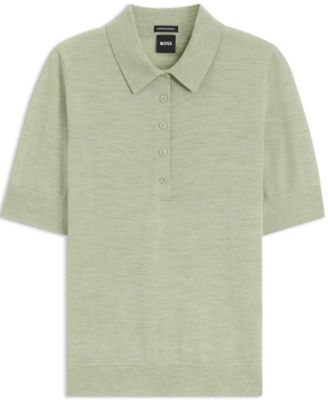 BOSS by Hugo Boss Women's Merino Wool Collared Sweater