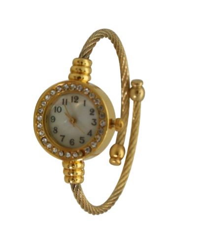 Часы Olivia Pratt Gold Petite Twisted Bangle Bracelet