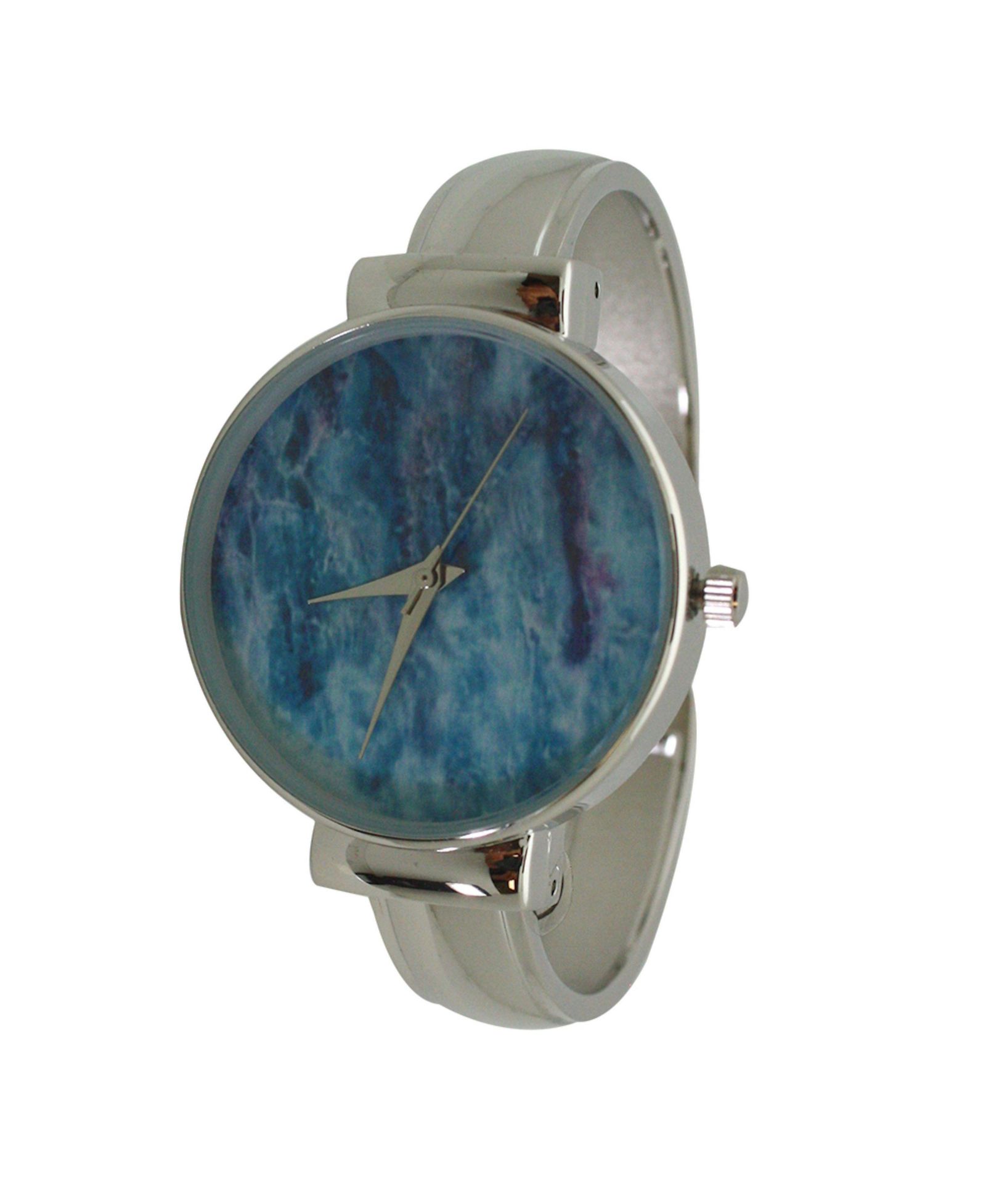 Olivia Pratt Stainless Steel Bangle Watch - Blue