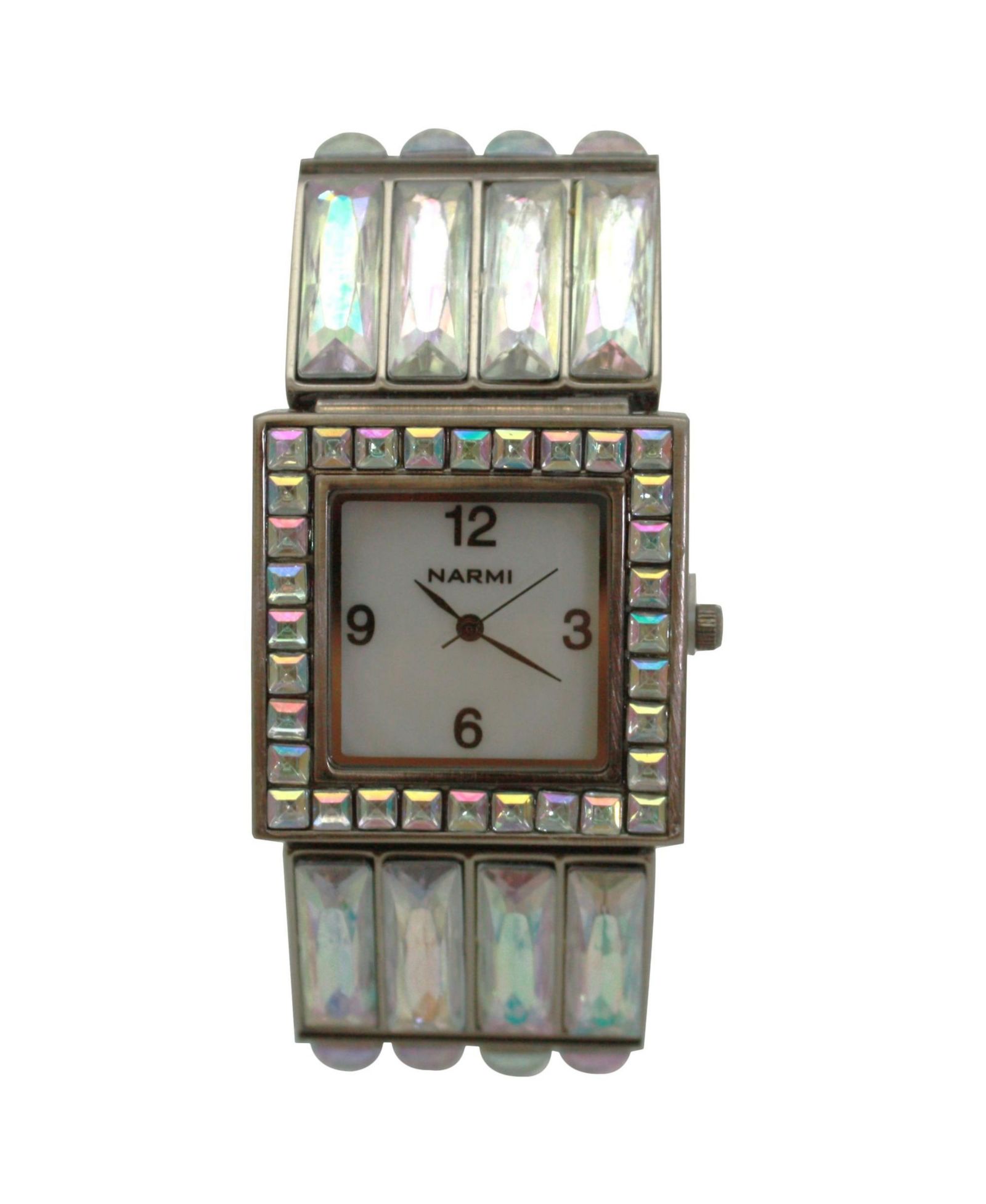 Женские часы Olivia Pewter Pratt Square Jewel