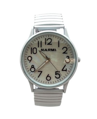 White Stretch and Classic Analog Women Watch