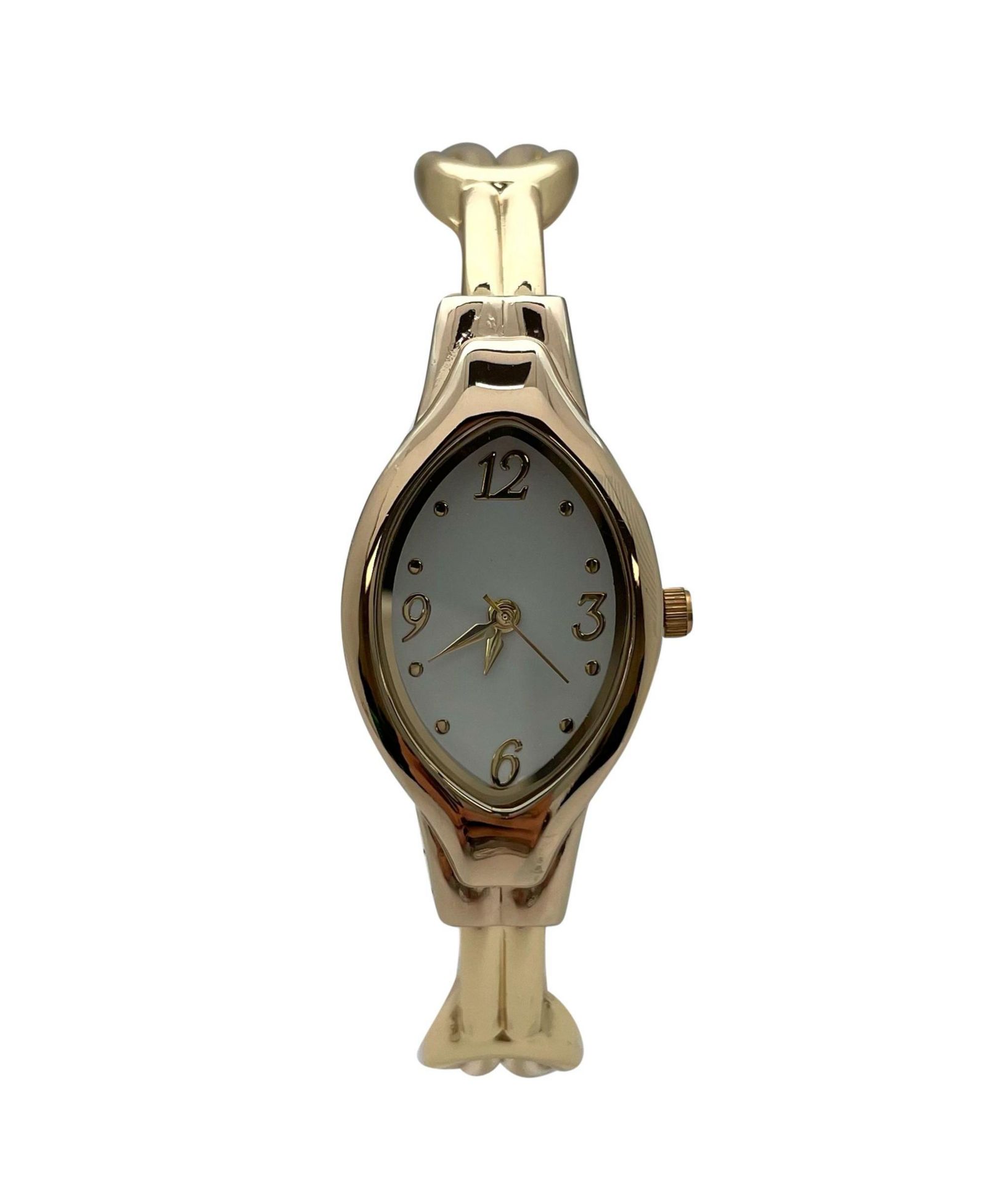 Olivia Pratt Elegant Thin Bangle Women Watch, Gold