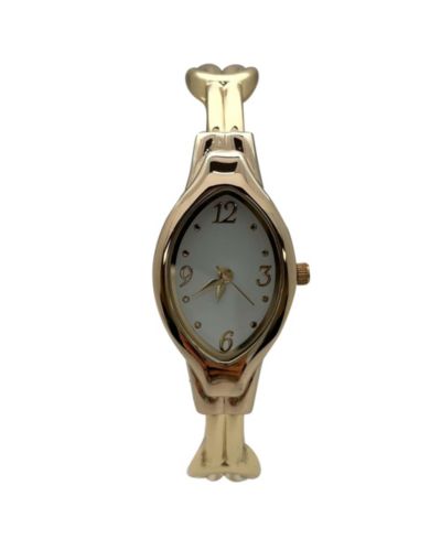 Olivia Pratt Elegant Thin Bangle Women Watch, Gold