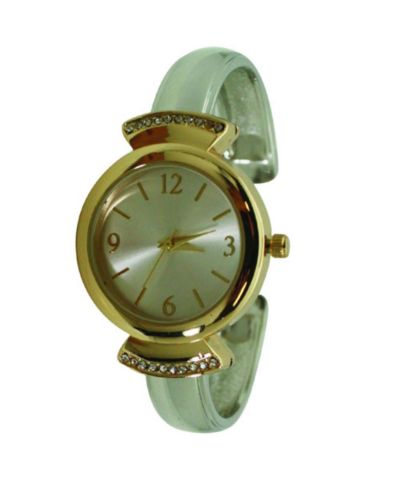 Olivia Pratt Silver Gold Olivia Pratt Classic Every Day Metal Bangle Watch