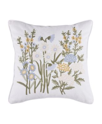 Levtex Декоративная вышитая подушка Viviana 18" x 18"