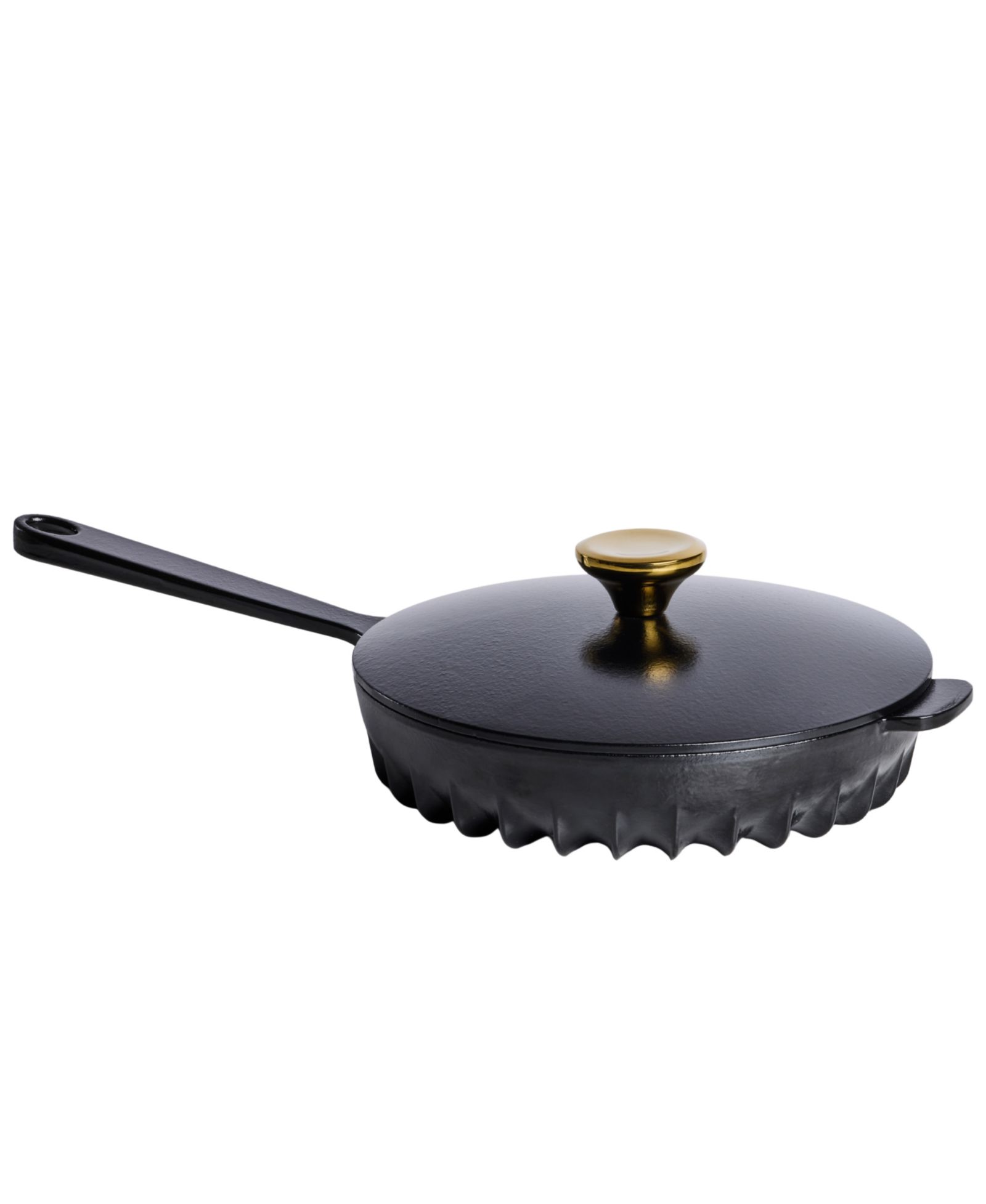 FIREUP Cookware Rapid Heat Enameled Cast Iron 10" Frying Pan with Lid