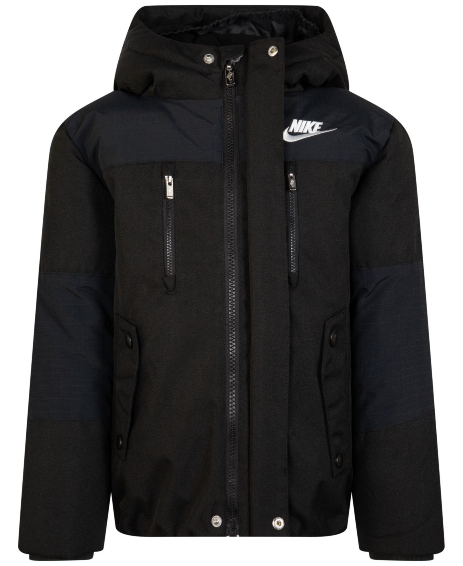 Nike Детский ветрозащитный куртки Color Blocked с капюшоном, 4-6X