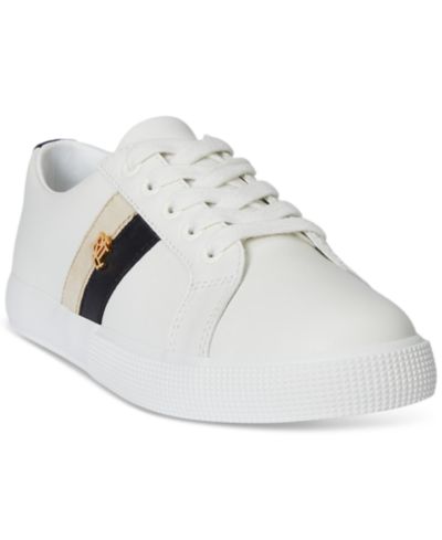 Lauren Ralph Lauren Women's Janson II Color-Blocked Flat Sneakers