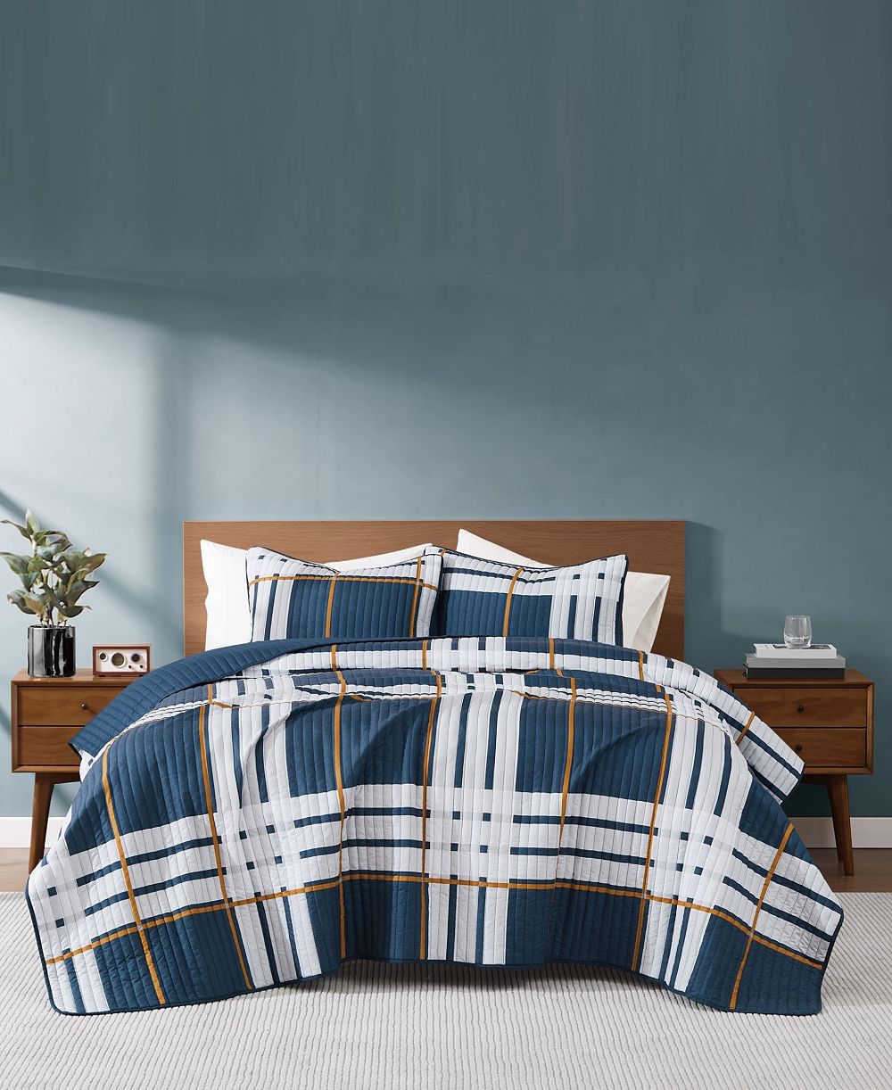 Truly Soft комплект из 3 предметов стеганого одеяла Henry Plaid, King