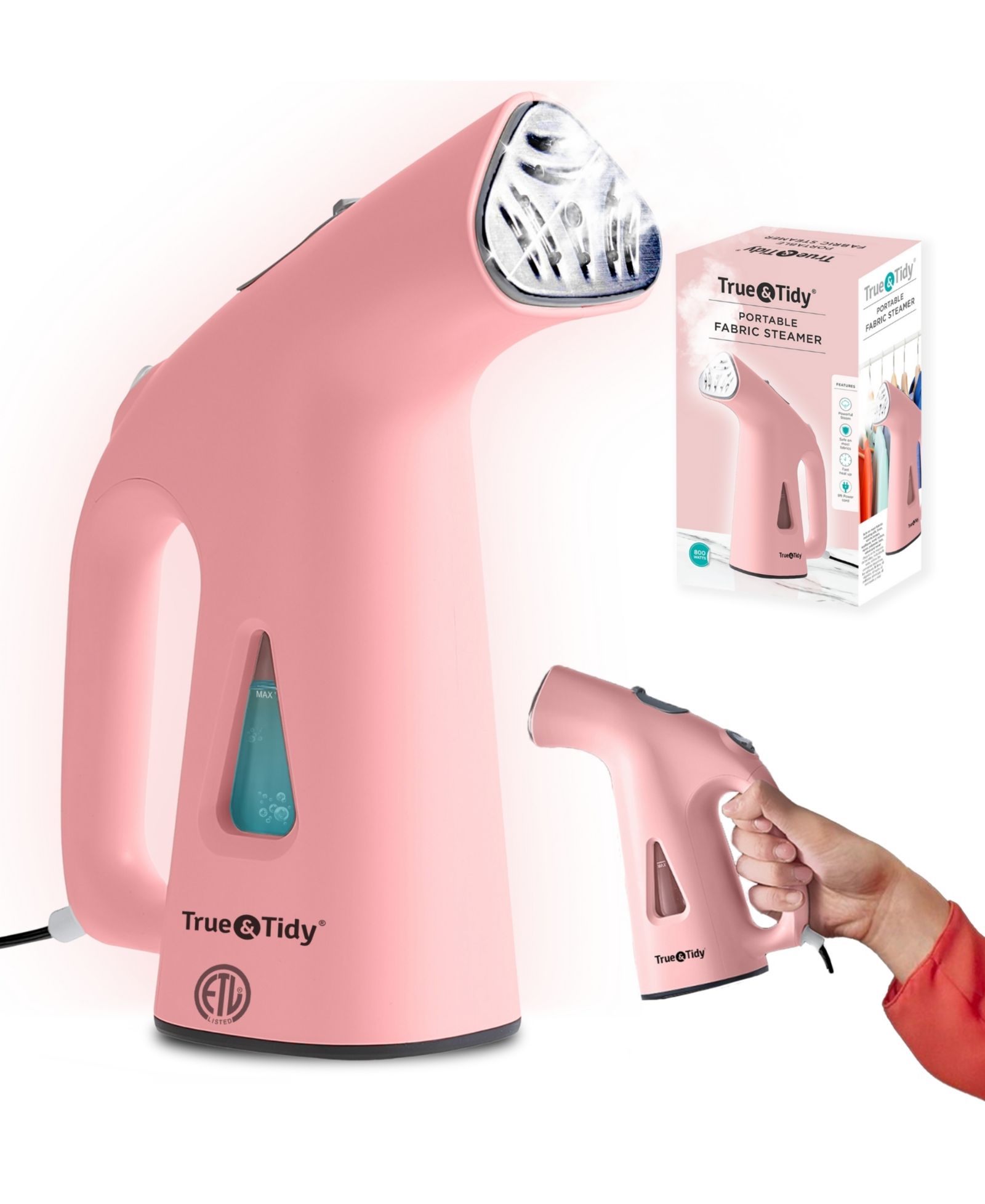 True & Tidy Portable Fabric Steamer