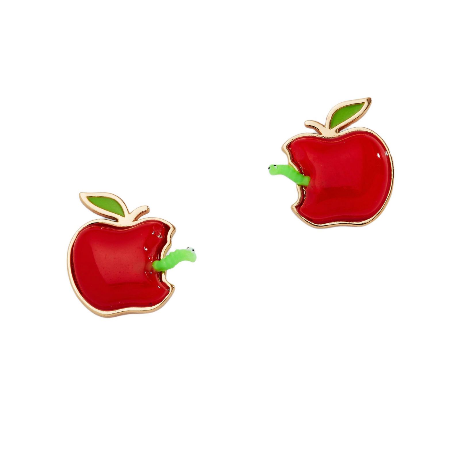 Серьги-гвоздики Apple