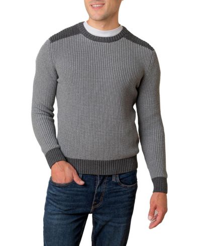 Hope & Henry Мужской джемпер Organic Crew Neck Shoulder Detail