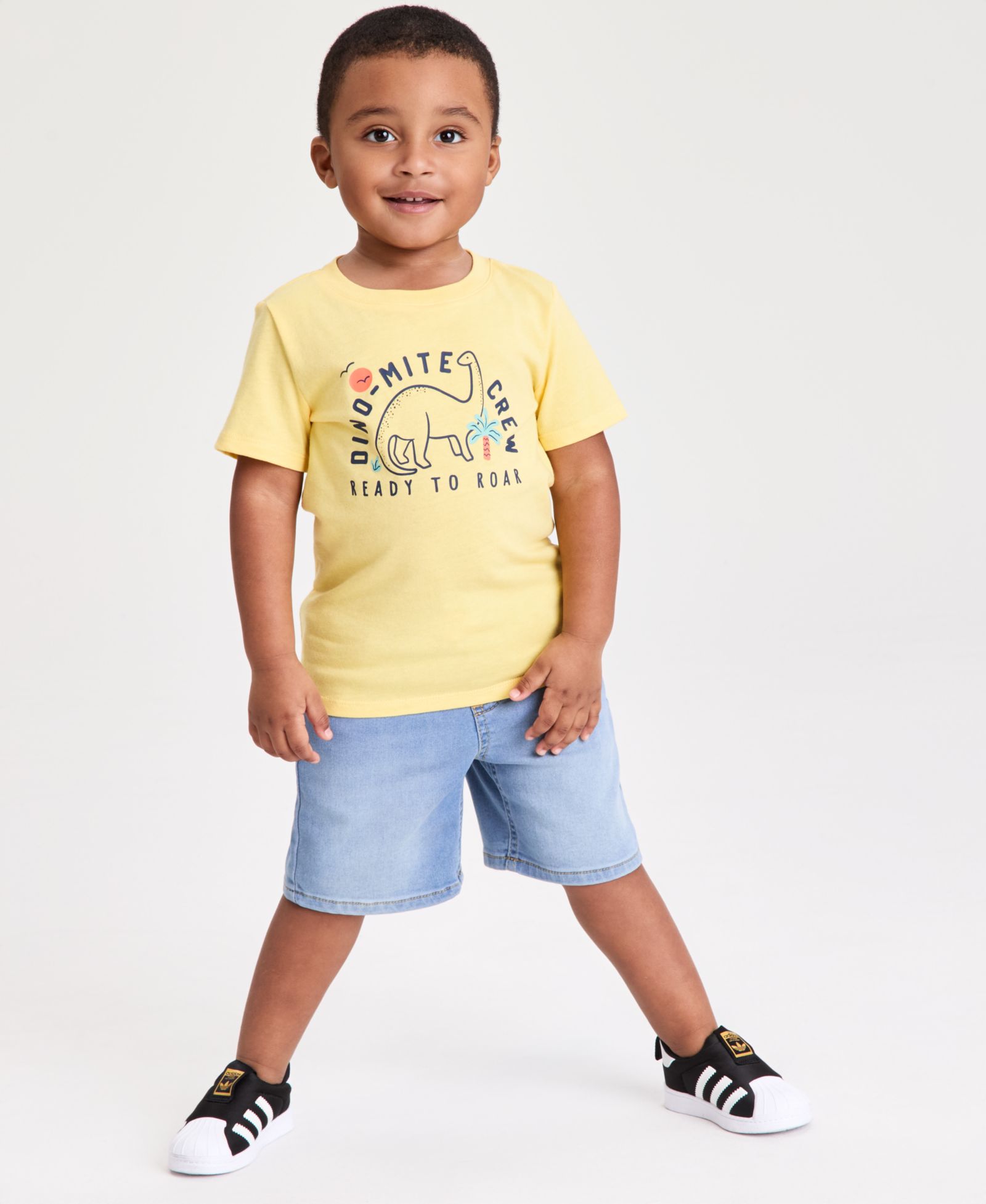 Футболка Epic Threads Boys' Toddler Dino-Mite Crew