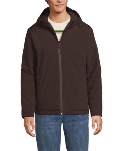 Lands' End Мужская непромокаемая реверсивная куртка с капюшоном