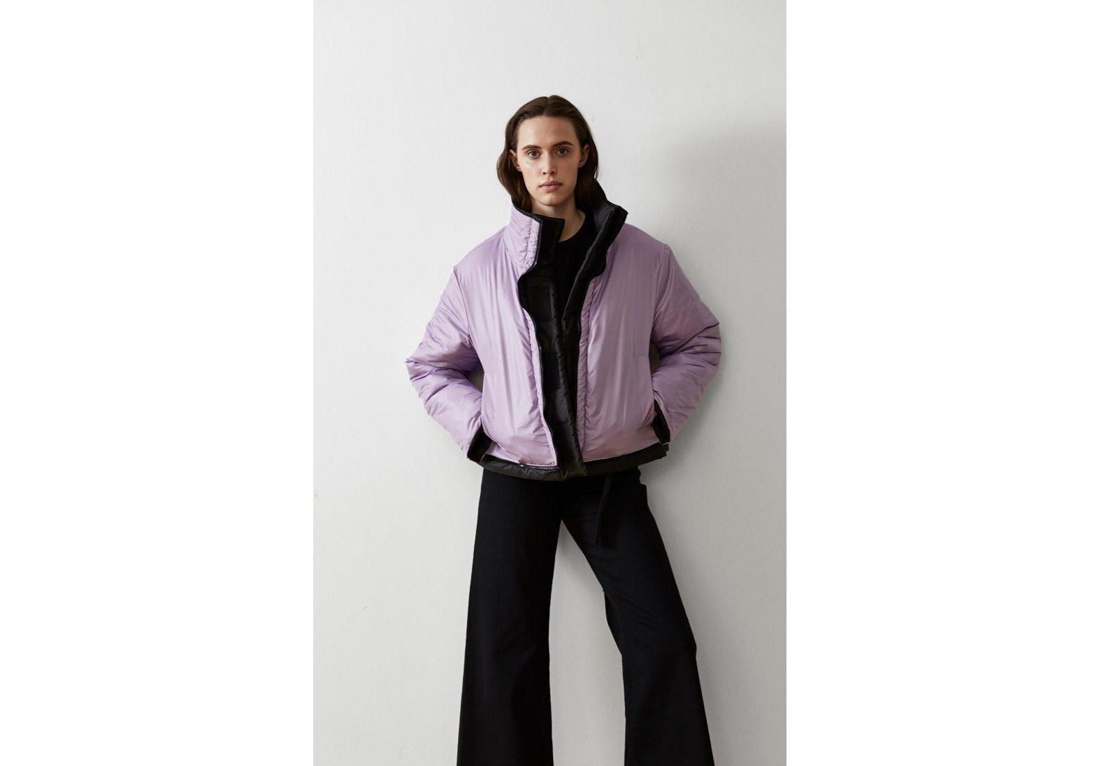 CAALO Women's Reversible Cropped Coat