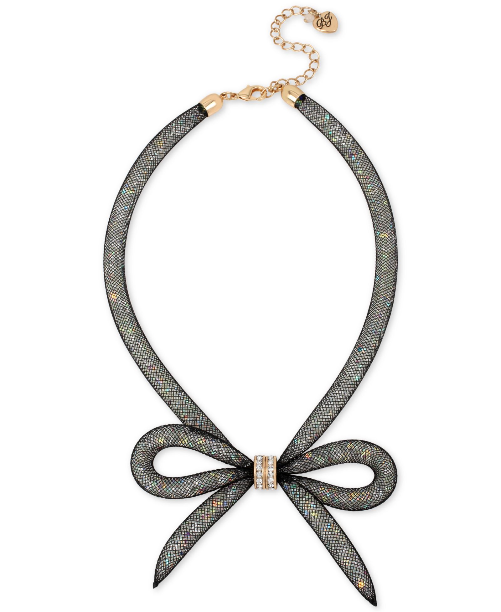 Ожерелье Betsey Johnson Mesh Bow Collar
