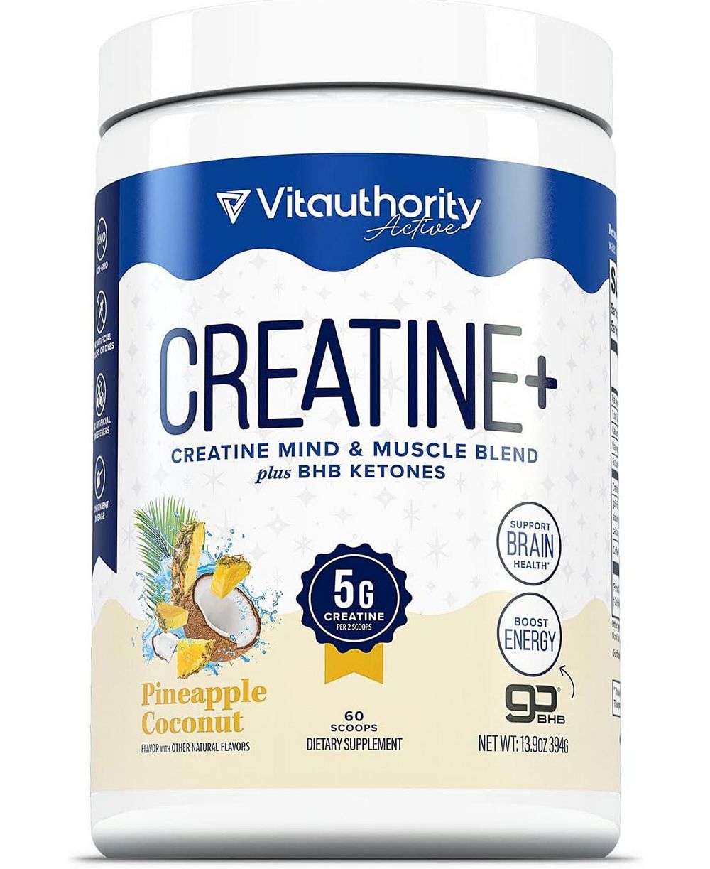Креатин Vitauthority US Vita Pineapple Coconut, 394g (60 порций)