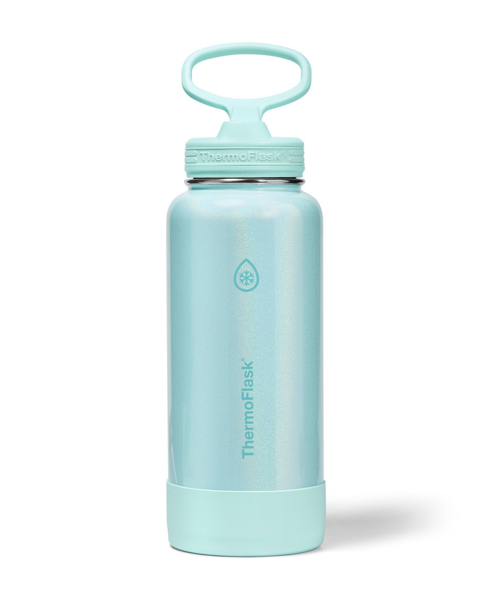 ThermoFlask 32 oz. Double Wall Vacuum Insulated Water Bottle с Straw Lid