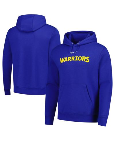 Мужское худи Nike Royal Golden State Warriors Sportswear Essential Wordmark Club