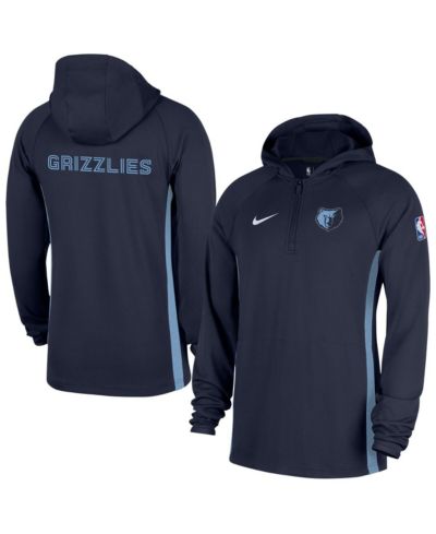 Nike худи-куртка мужская темно-синяя Memphis Grizzlies Authentic On Court Zone Quarter-Zip Dri-FIT