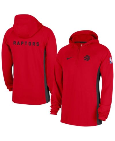 Nike Мужская ветровка-худи Dri-FIT Toronto Raptors Authentic On Court Zone Red