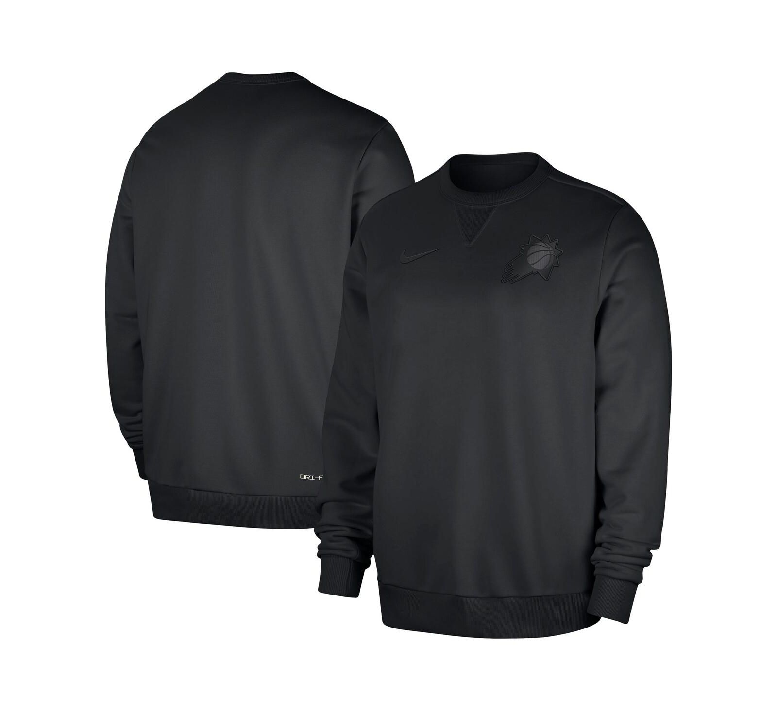 Nike Men's Black Phoenix Suns Authentic Standard Issue Travel Dri-FIT Sweatshirt