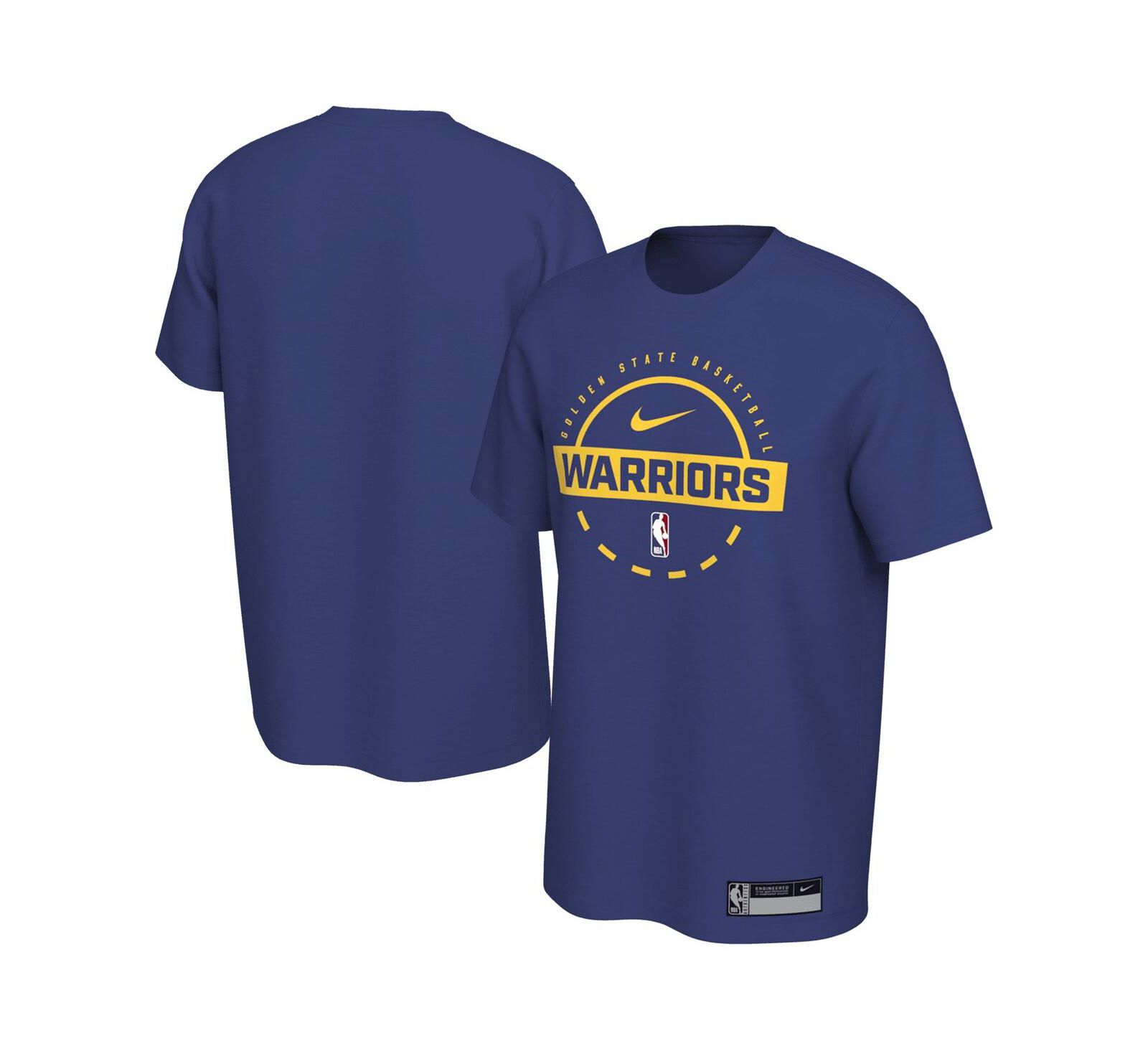 Мужская футболка Nike Royal Golden State Warriors 2025/26 On-Court Flare Performance Practice