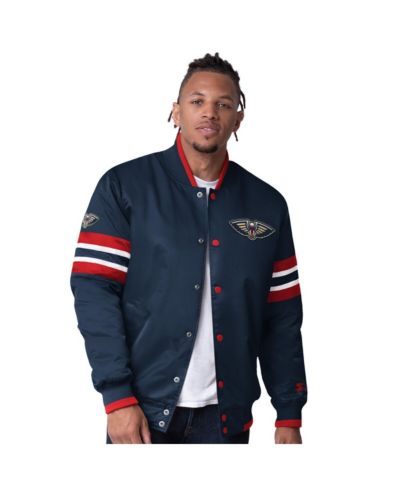 Мужская куртка Starter New Orleans Pelicans Scout Varsity Satin Full-Snap